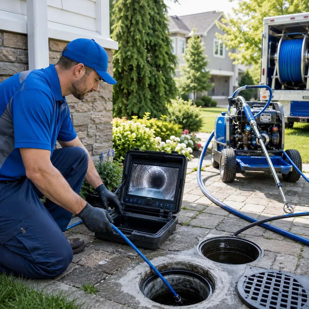 Outdoor drain cleaning professionals serving Hunker, PA